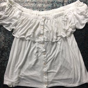 Off the shoulder American Eagle shirt